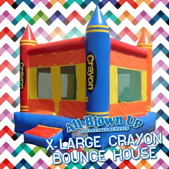 Evansville, IN and Owensboro, KY area kids birthday party X Large Crayon Bounce House